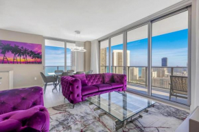 Hyde House 2409 - Luxury High Floor 2BR 2BA Apartment Suite with direct ocean view, roof top pool, resort amenities